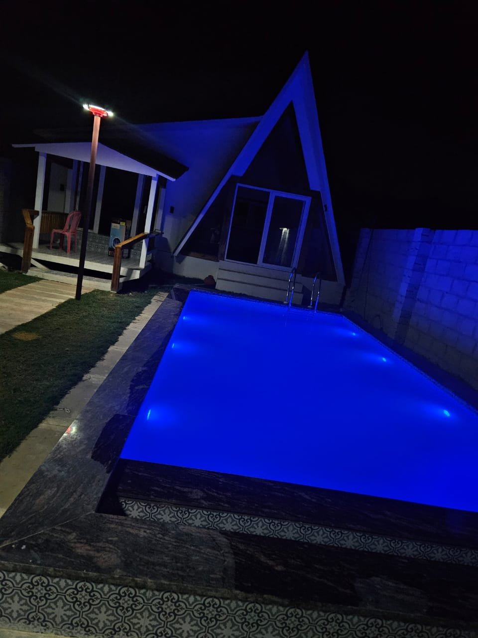 Blue Light Pool