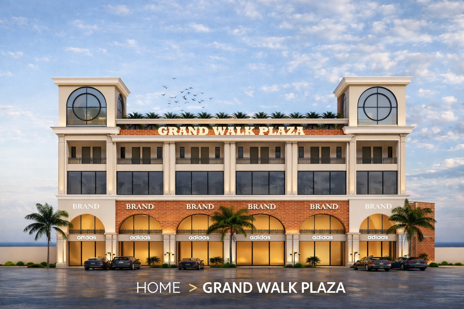 Grand Walk Plaza Exterior